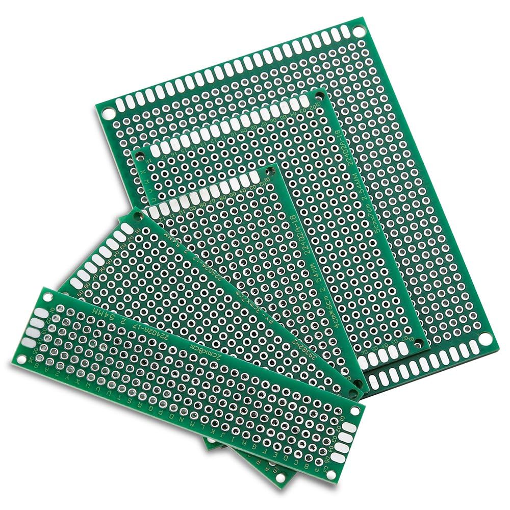 Pcb Prototyping Board - 2/5/10 個 PCB ボードプロトタイプボードグリーン 2x8/3x7/4x6/5x7/6x8/9x15cm 両面回路基板