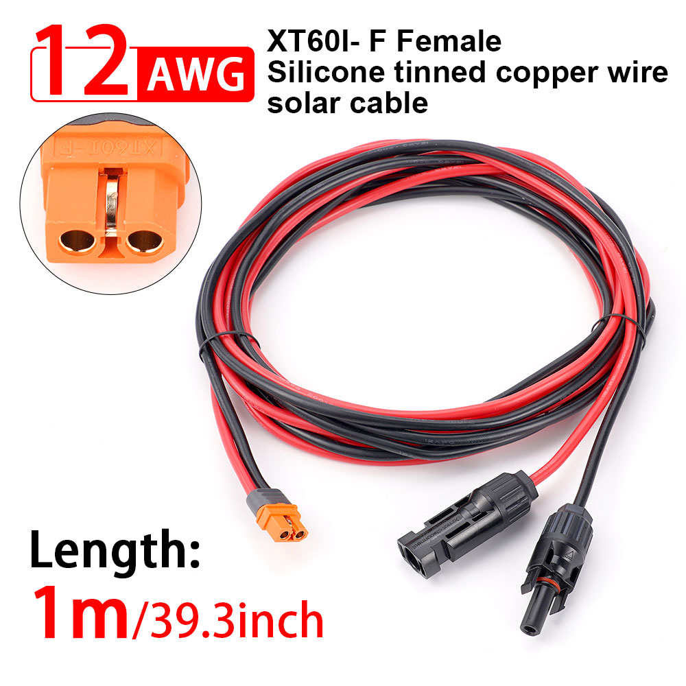 Ipex Connector - 1/2/3M ソーラーコネクタ - XT60I-F アダプター 12AWG