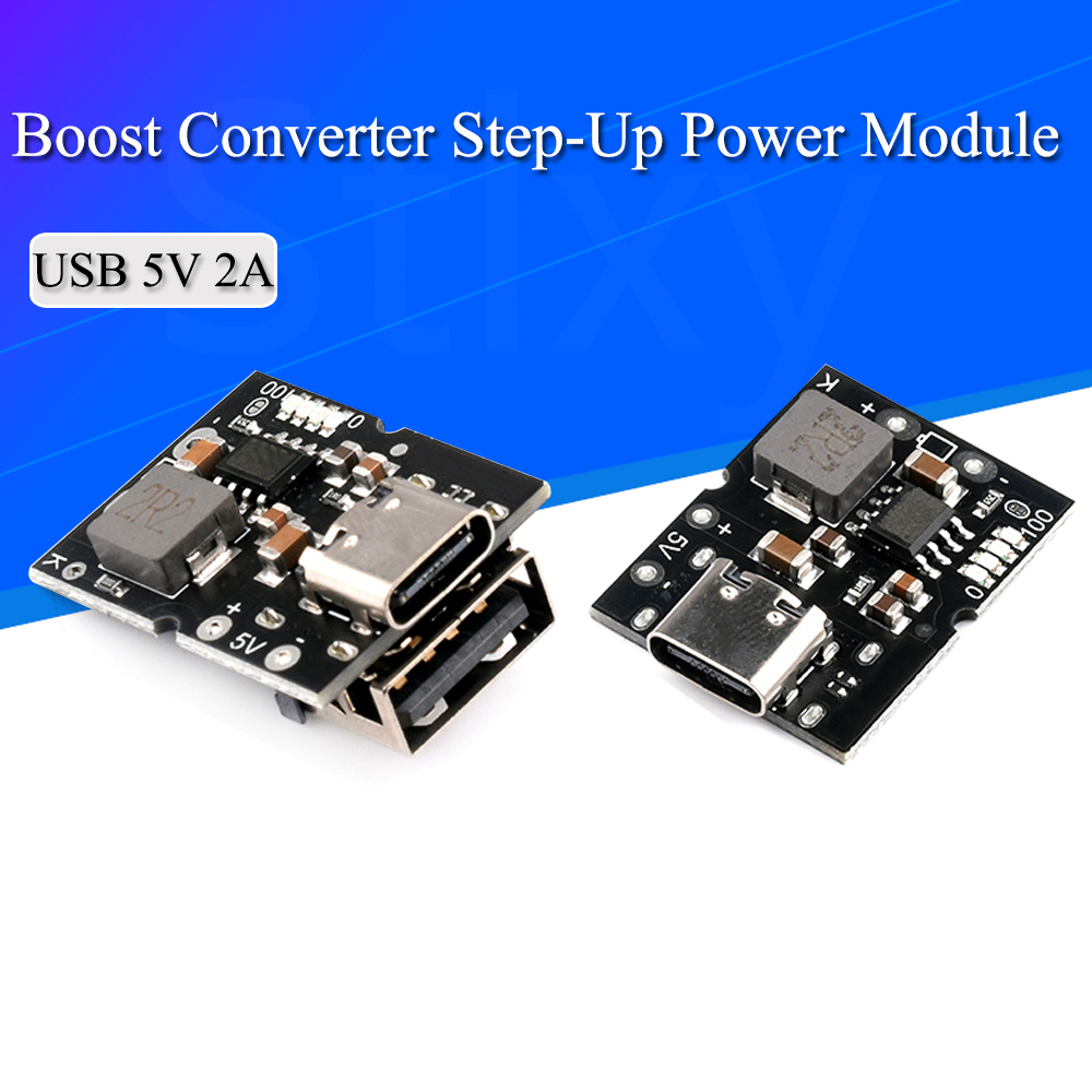 Li Ion Charger Module - タイプ C USB 5V 2A ブーストコンバータステップアップ電源モジュールリチウム電池充電保護ボード
