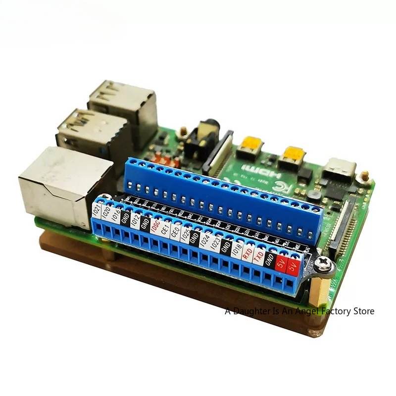 Screw Terminal Block - GPIOスクリュー端子拡張ボード、4B/3B+用スクリュー端子ブロックブレークアウトモジュールボード
