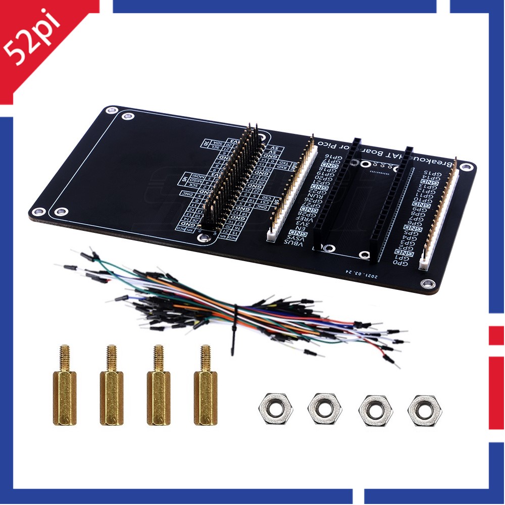 Jumper Wire Kit - 銅ピラーナットジャンパーワイヤーパックキット、ラズベリーパイ、ピコw、ブレイクアウト、ハットボード