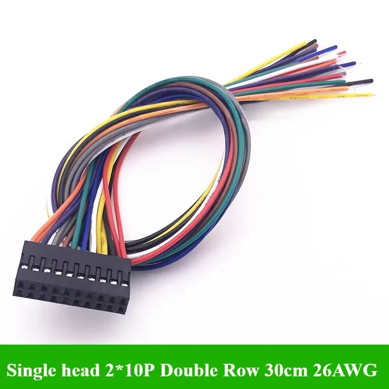 Jumper Wire Kit - 2.54 ミリメートル複列デュポンラインコネクタプラグワイヤージャンパーケーブル 30 センチメートル 26AWG 2*2/3/4/5/6/7/8/10