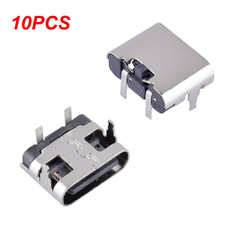 Micro Usb Cable - 10個入り 2ピン USB 3.1 Type-C メスコネクタソケット、マイクロType