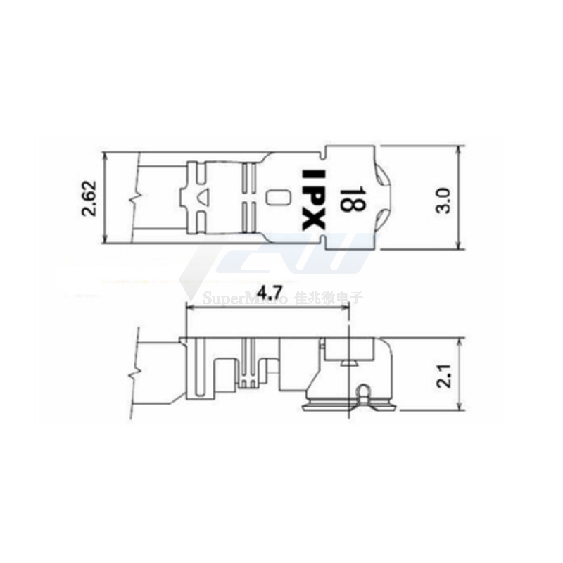 RF U.FL/IPX IPX1 UFL から RP-SMA - Ipex Connector のレビューと価格