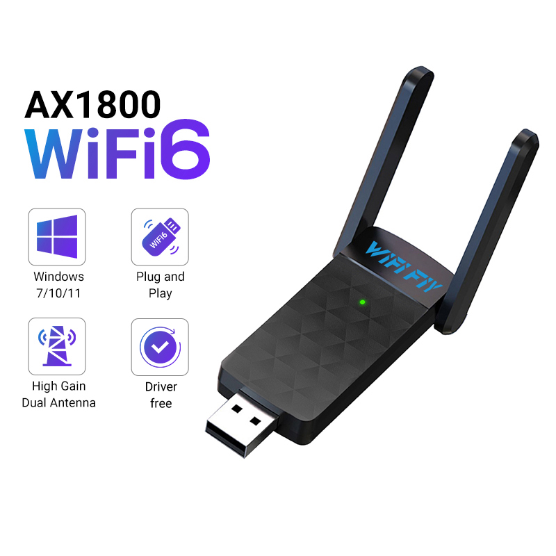 USB 3.0アダプター,wifi,1800mbps,5g, - Antenna 2.4Ghz のレビューと価格