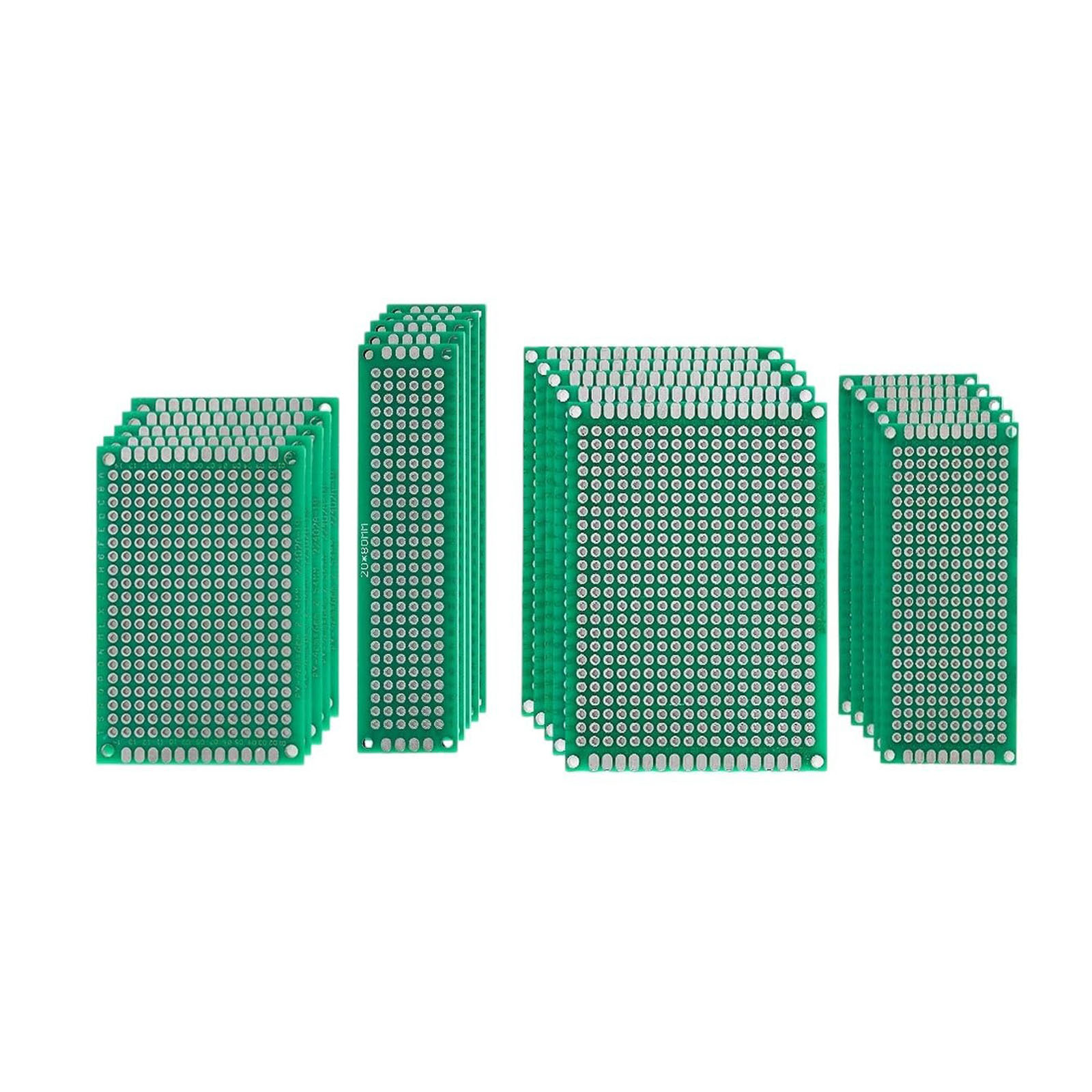 10 個両面 PCB 2X8 3X7 4X6 5X7 プロト - Pcb Prototyping Board のレビューと価格