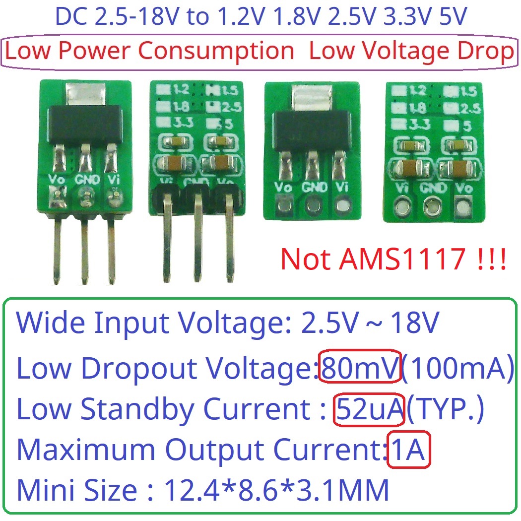Arduino、小型出力、1a、1.2v、1.8v、2.5v - Esp32 Step Down Buck のレビューと価格