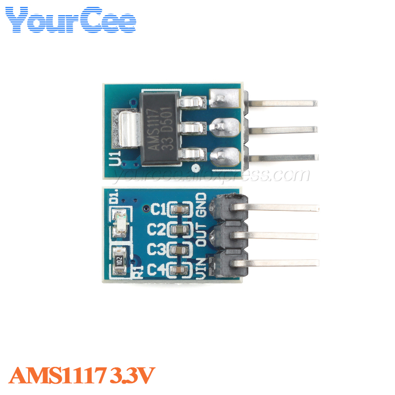 20 個/1 個 AMS1117 3.3V 5V 電源モジュ - Ams1117 Module のレビューと価格