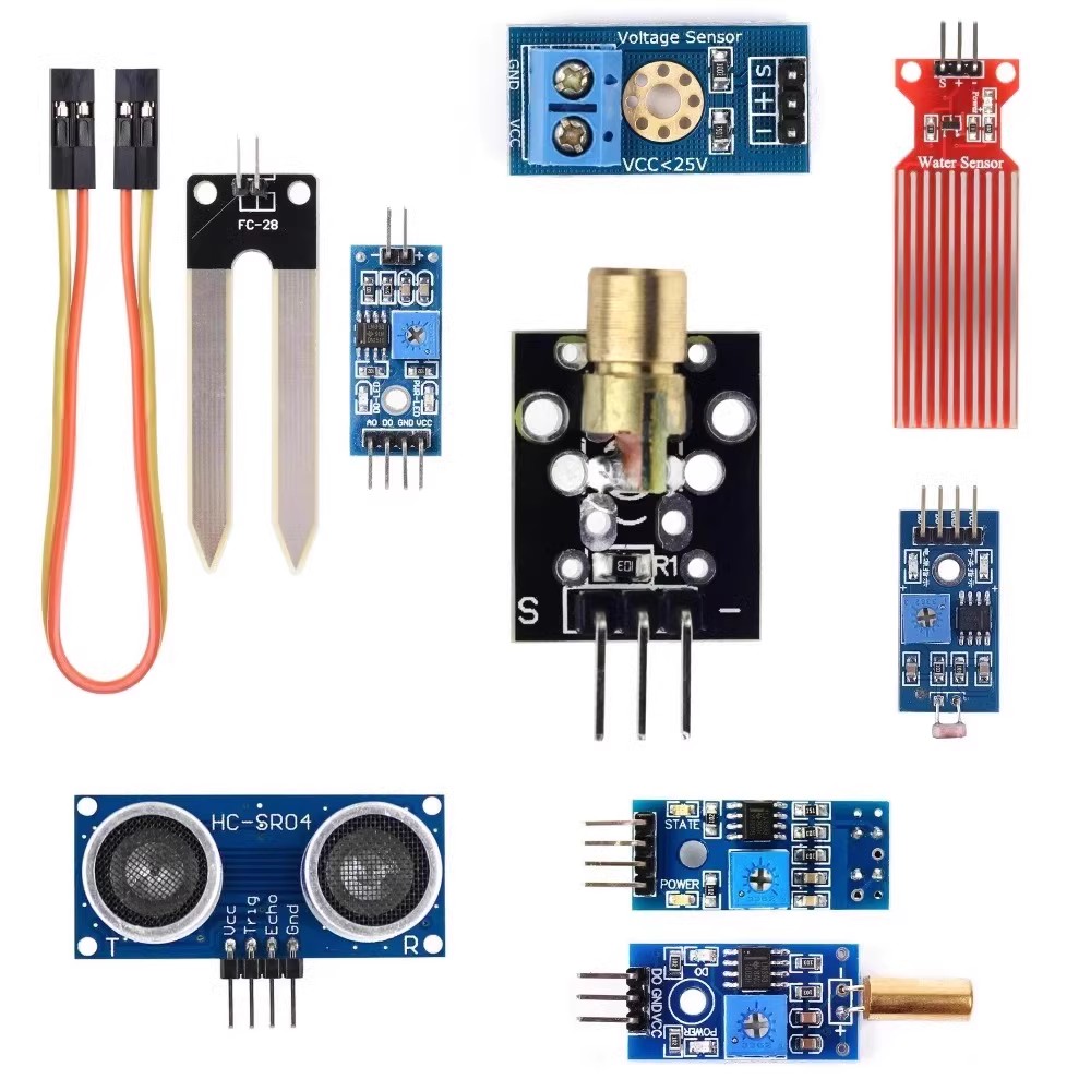 初心者向けラーニングモジュールキット、土壌水分、マイク、感光 - Breadboard 400 Point のレビューと価格