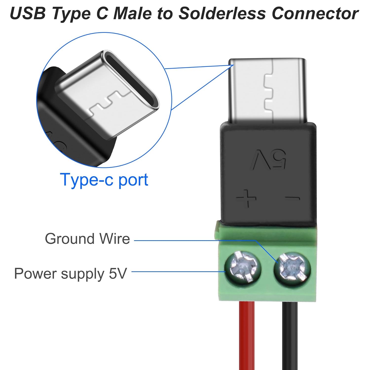 1-4 個 5V 圧着端子ブロックグリーンデータ転送充電コネ - Screw Terminal Block のレビューと価格
