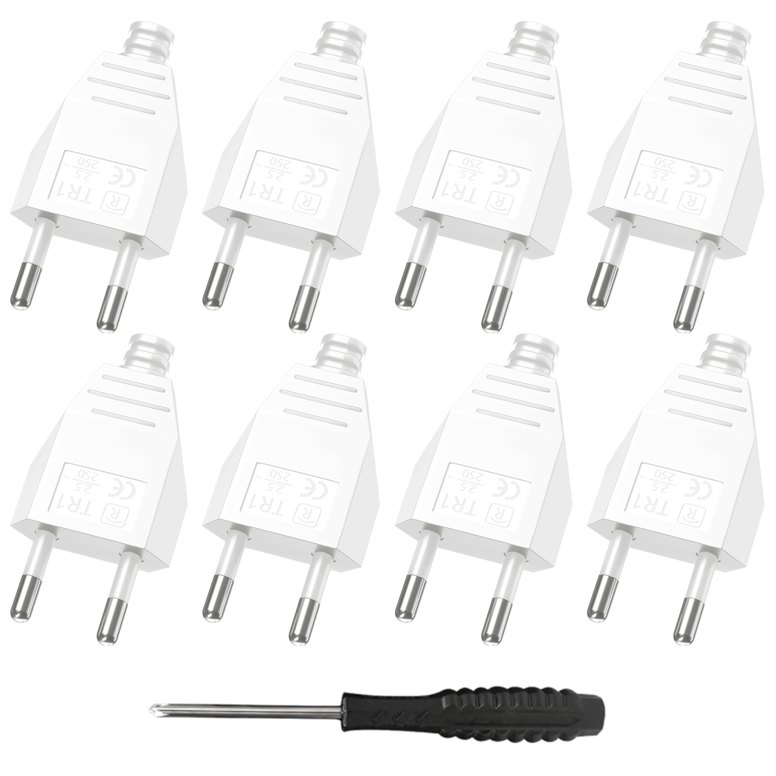 4/6/8 個 EU プラグアダプターオスメスアセンブリレセ - Ipex Connector のレビューと価格