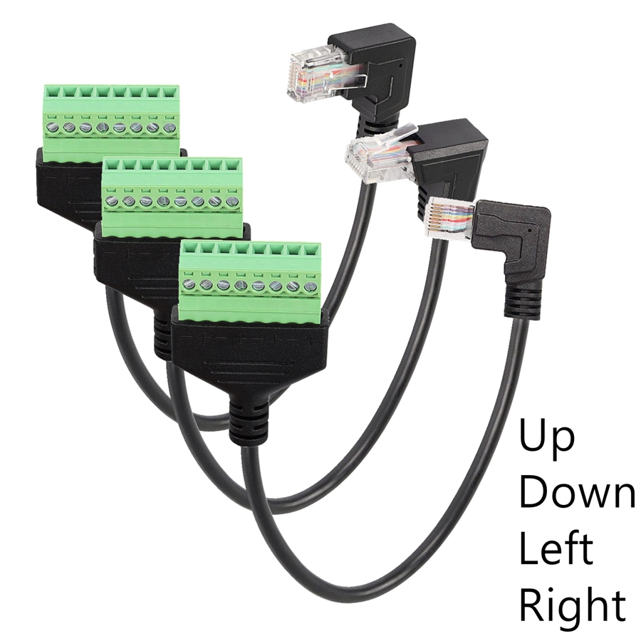 Rj45 ネジ端子ブロック 8p コネクタイーサネット Rj - Screw Terminal Block のレビューと価格