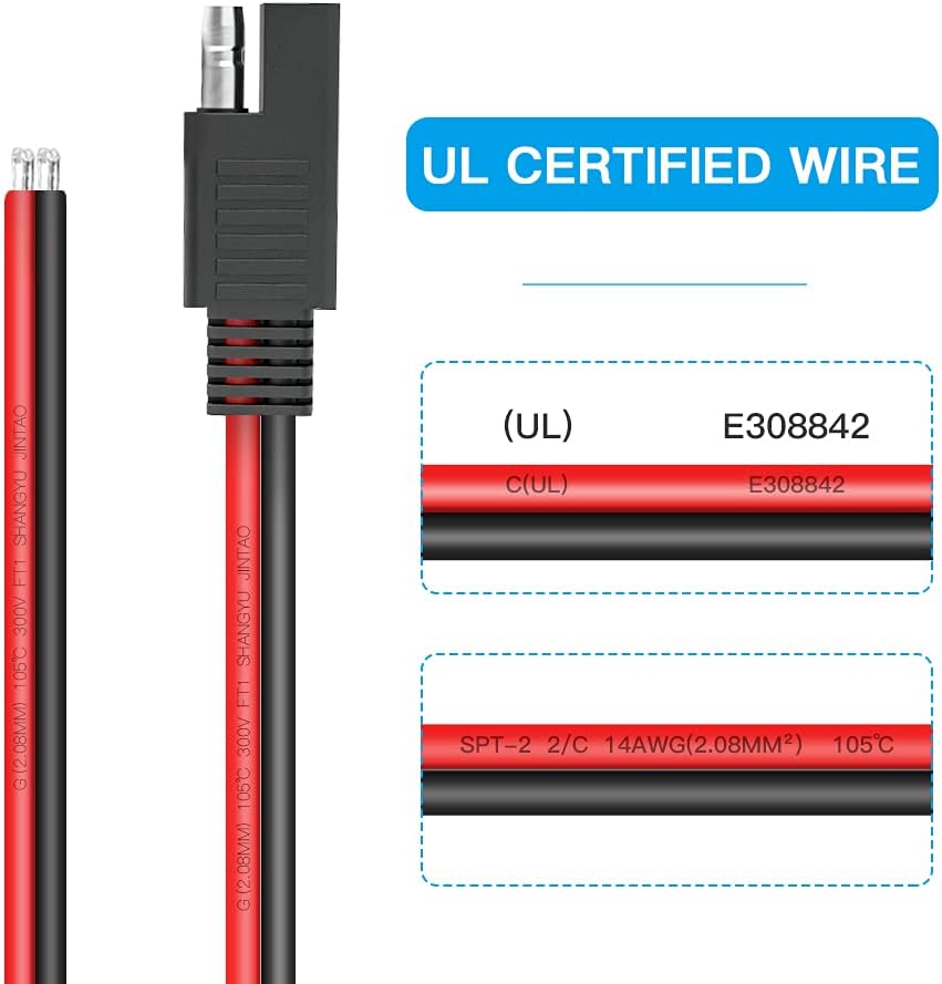 SAE コネクタ延長ケーブル SAE クイック コネクタ切断 - Ipex Connector のレビューと価格