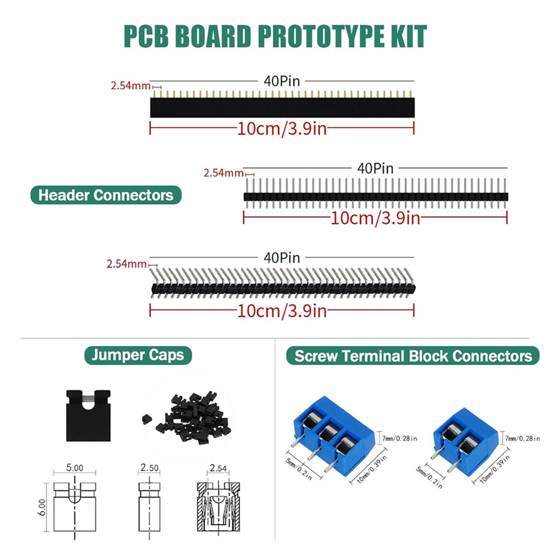 147 ピース PCB 回路基板プロトタイプ キット - 6 - Perfboard のレビューと価格