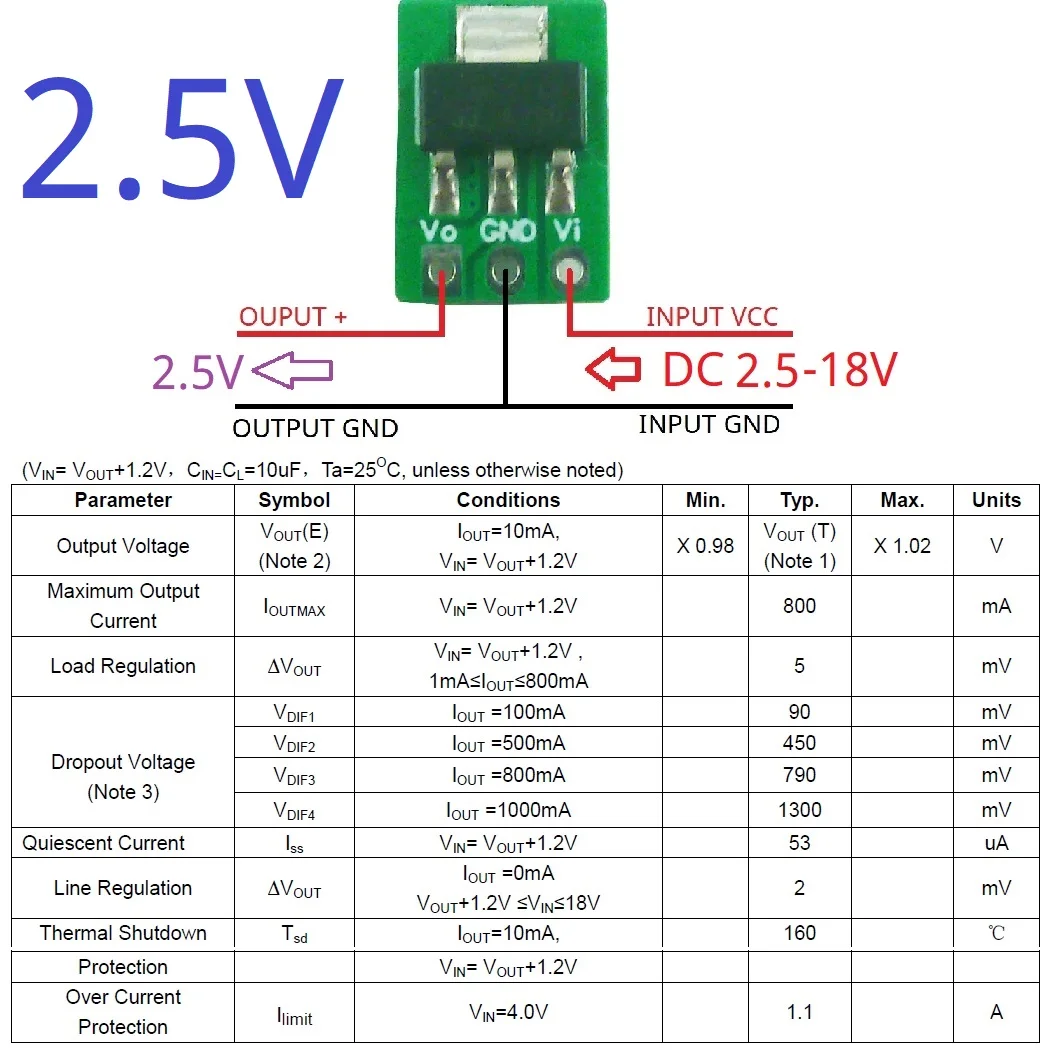10個入り 2.5～18Vから1.2V、1.8V、2.5V、 - Esp32 Step Down Buck のレビューと価格