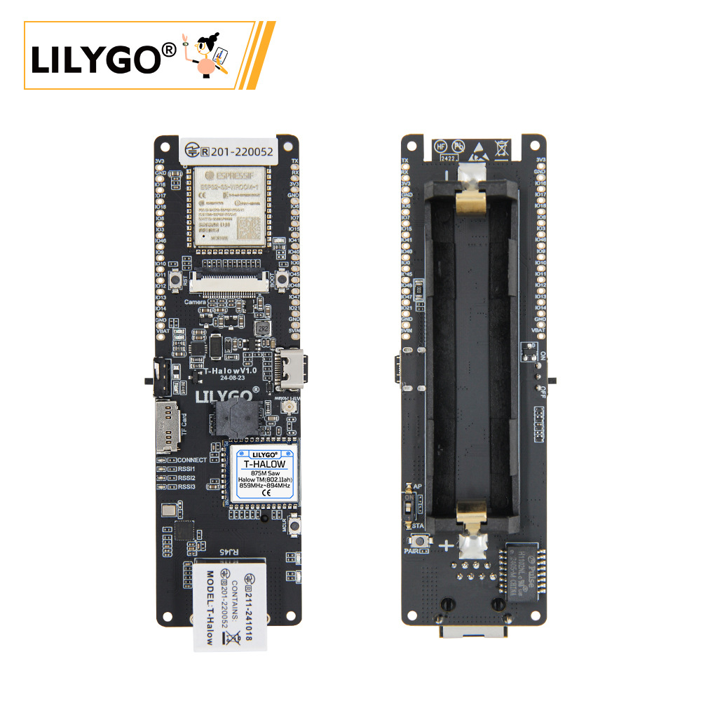 LILYGO ®   T-Halow ESP32-S3開発ボ - Esp32 Battery Holder Lipo のレビューと価格