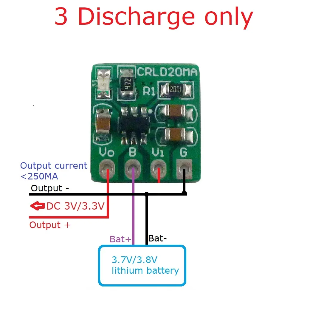 5X CRLD20MA ミニ 2 in 1 3.7V 3.8 - Li Ion Charger Module のレビューと価格