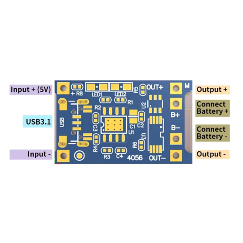 保護機能付きリチウム電池充電モジュール,DIY用リチウムイオ - Tp4056 Module のレビューと価格
