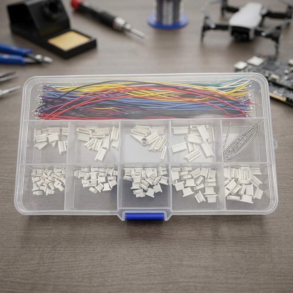 SH 1.0mmコネクターアソートキット。2ピン～10ピンの - Jumper Wire Kit のレビューと価格