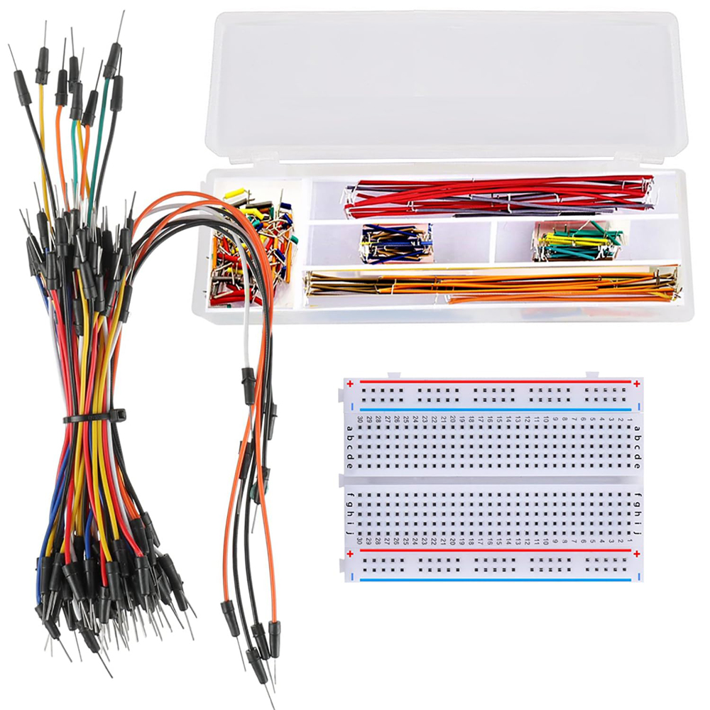 ブレッドボード ジャンパー ワイヤー キット 400 ポイン - Breadboard 400 Point のレビューと価格