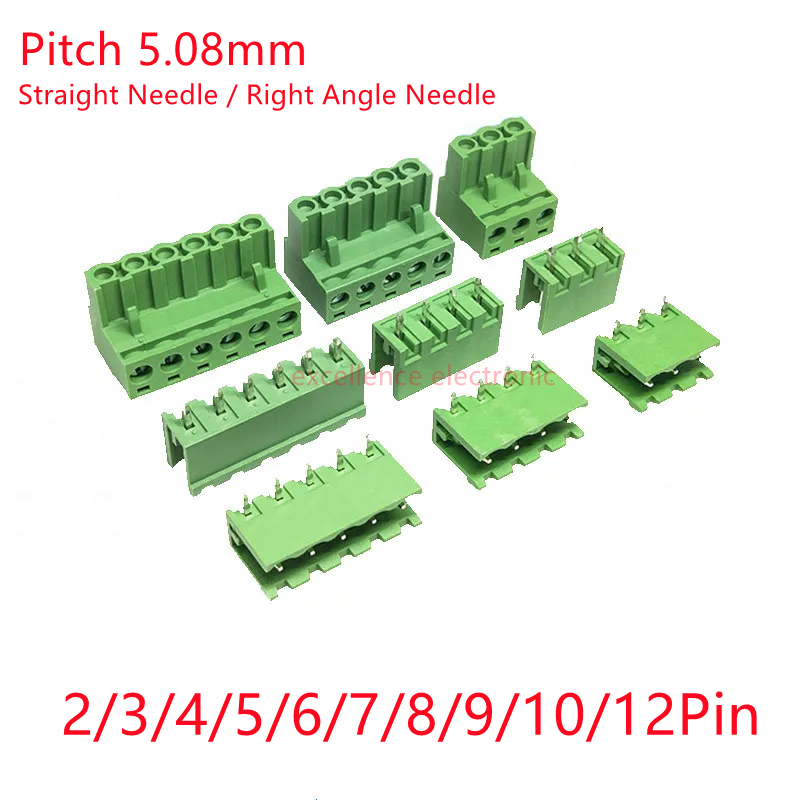 5 ペア 5.08 ミリメートル端子ブロック 2/3/4/5 - Screw Terminal Block のレビューと価格